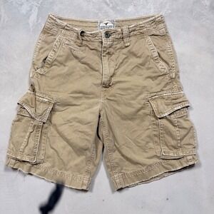 American Eagle Outfitters Men Cargo Shorts Khaki Tan Size 30 AE Style AE31